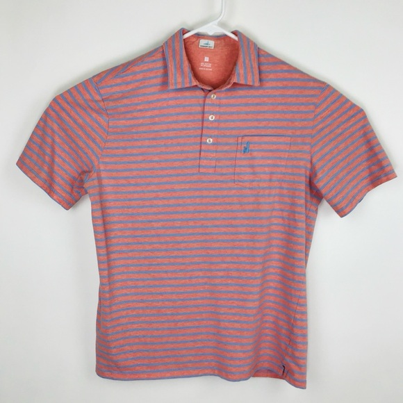 Johnnie-O Hangin Out men’s Atkins short sleeve polo shirt medium - Picture 1 of 10